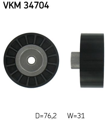Obrázok Vratná/vodiaca kladka rebrovaného klinového remeňa SKF  VKM34704